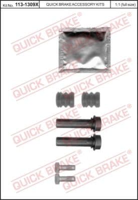 Guide Sleeve Kit, brake caliper 113-1309X