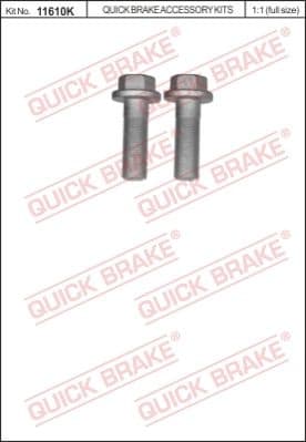 Bolt, brake caliper 11610K