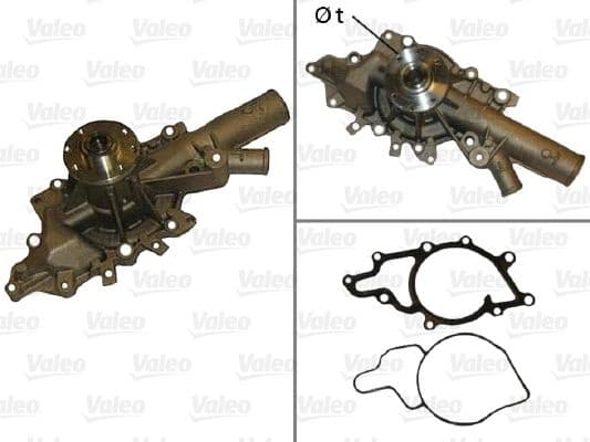 Water Pump, engine cooling 506875