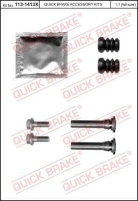 Guide Sleeve Kit, brake caliper 113-1413X