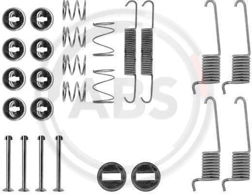 Accessory Kit, brake shoes 0714Q