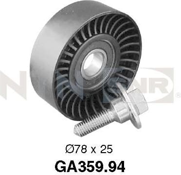 Deflection/Guide Pulley, V-ribbed belt GA359.94