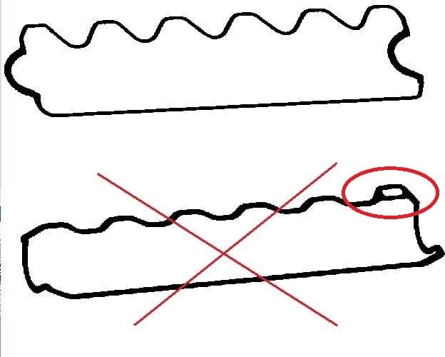 Gasket, cylinder head cover 11082500