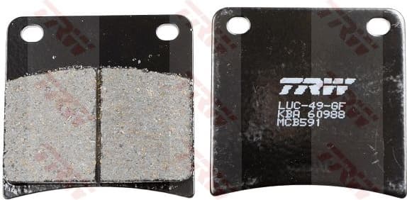 Brake Pad Set, disc brake Organic Allround MCB591