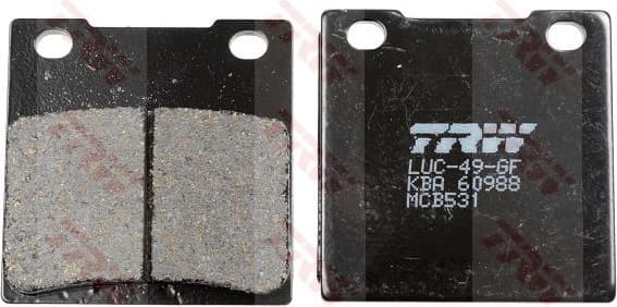 Brake Pad Set, disc brake Organic Allround MCB531