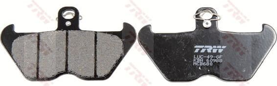 Brake Pad Set, disc brake Organic Allround MCB680