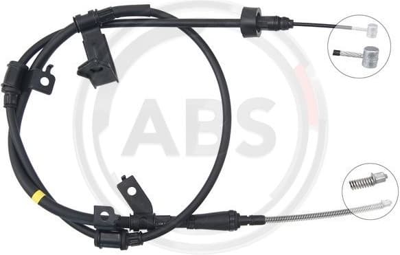 Cable Pull, parking brake K17509