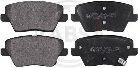 Brake Pad Set, disc brake 35182