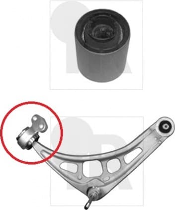 Silentblock front axle 87-02545