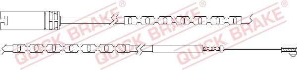 Brake pad wear indicator WS0308A