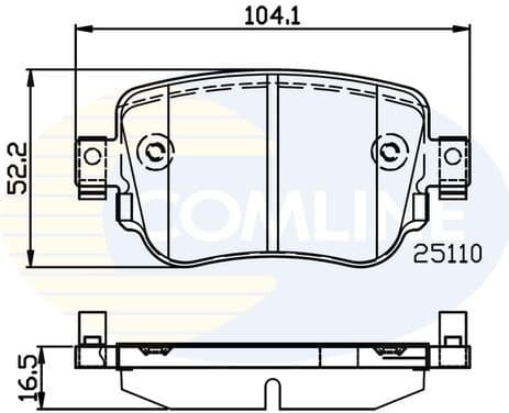 Brake pads rear CBP02220