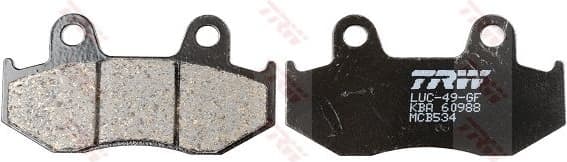 Brake Pad Set, disc brake Organic Allround MCB534