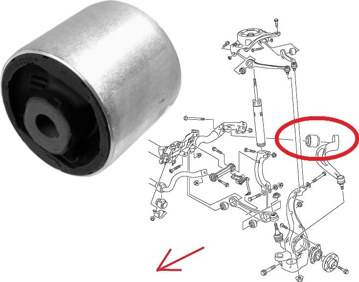 Silentblock front axle 35480 01 - image 3