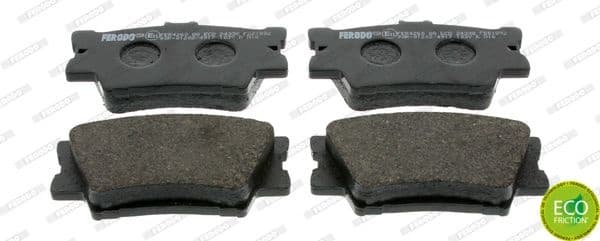 Brake pads rear, Top Quality FDB1892