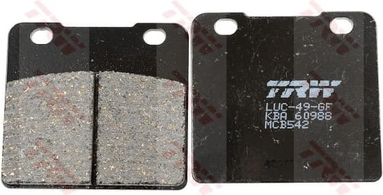 Brake Pad Set, disc brake Organic Allround MCB542