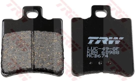 Brake Pad Set, disc brake Organic Allround MCB674