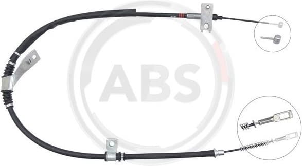 Cable Pull, parking brake K17459