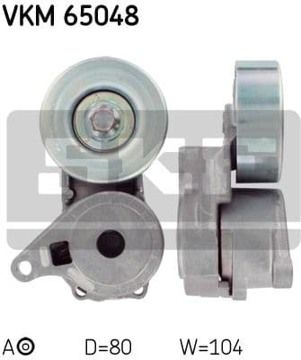 Belt Tensioner, V-ribbed belt VKM 65048