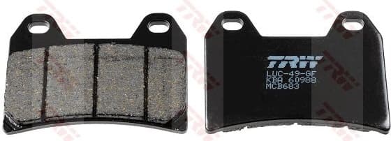 Brake Pad Set, disc brake Organic Allround MCB683