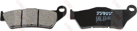 Brake Pad Set, disc brake Organic Allround MCB707