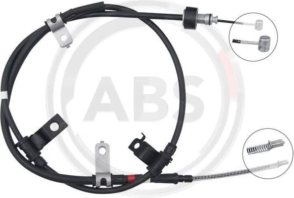 Cable Pull, parking brake K17506