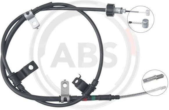 Cable Pull, parking brake K17505