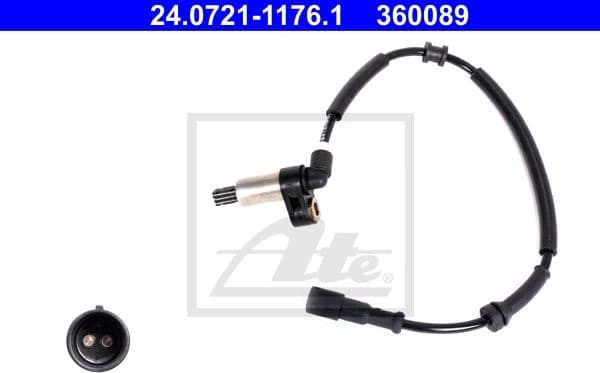 Sensor, wheel speed 24.0721-1176.1