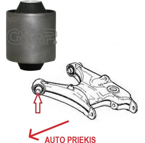 Silentblock rear axle 517758