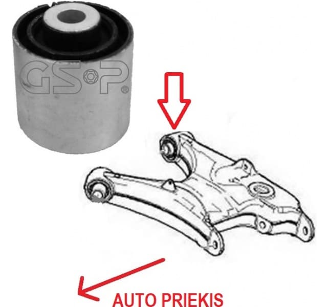 Silentblock rear axle 517765