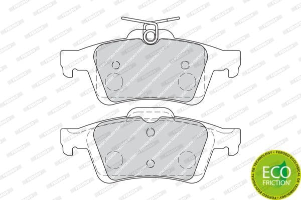 Brake pads rear, Top Quality FDB1931 - image 2