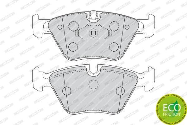Brake pads front, Top Quality FDB4752 - image 2