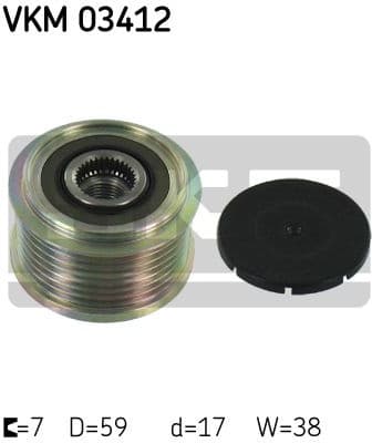 Alternator Freewheel Clutch VKM03412