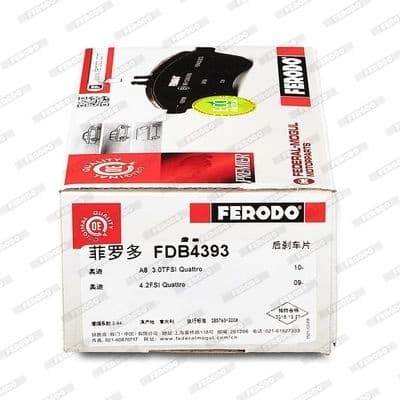 Brake pads rear, Top Quality FDB4393 - image 3