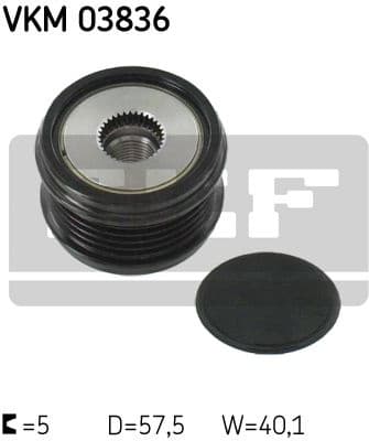 Alternator Freewheel Clutch VKM03836