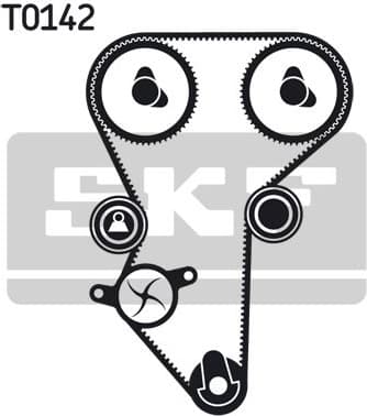 Water Pump & Timing Belt Kit VKMC03214 - image 2