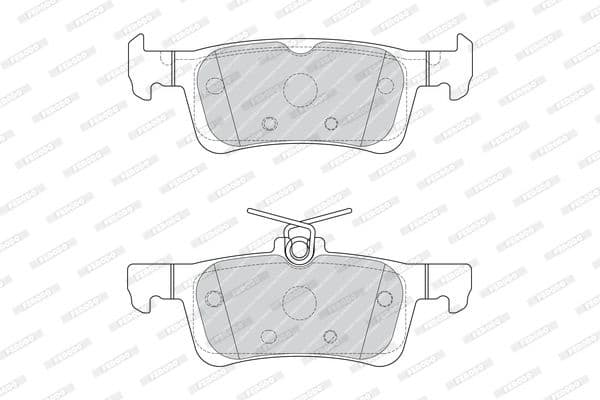 Brake pads rear, Top Quality FDB4695 - image 2