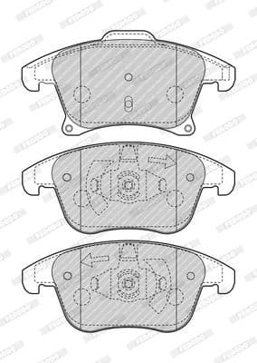 Brake pads front, Top Quality FDB4445 - image 2