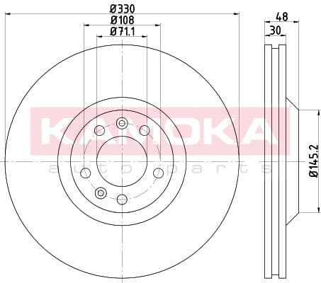 Brake discs kit front (2pcs) 103299 - image 4