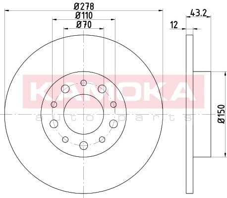 Brake discs kit rear, (2pcs) 103191 - image 5