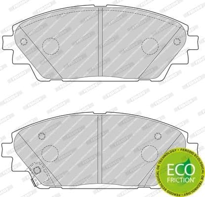 Brake pads front, Top Quality FDB4446 - image 3