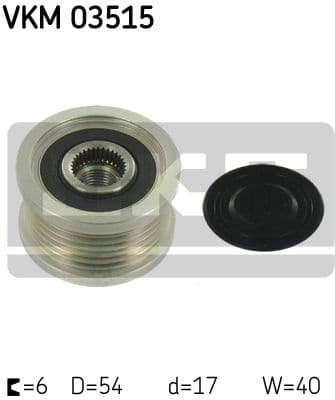 Freewheel clutch alternator VKM03515