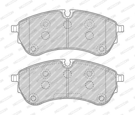 Brake pads rear, Top Quality FVR5067