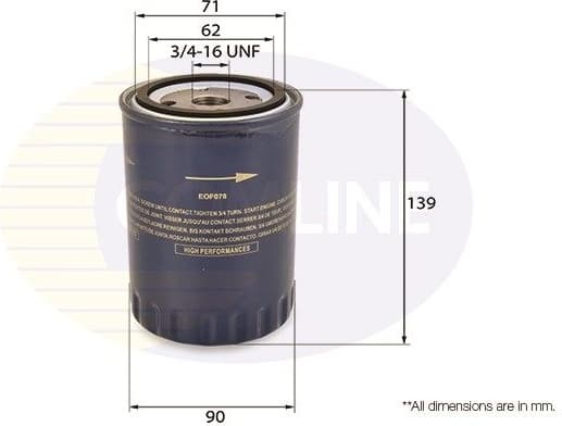 Oil Filter EOF078