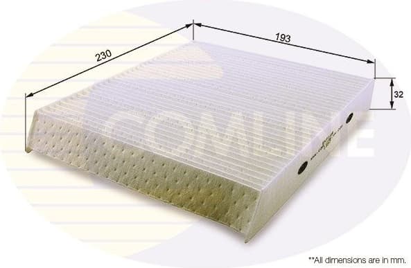 Filter, cabin air EKF148