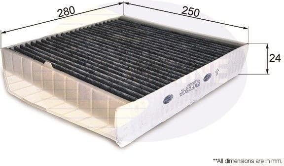 Filter, cabin air EKF280A