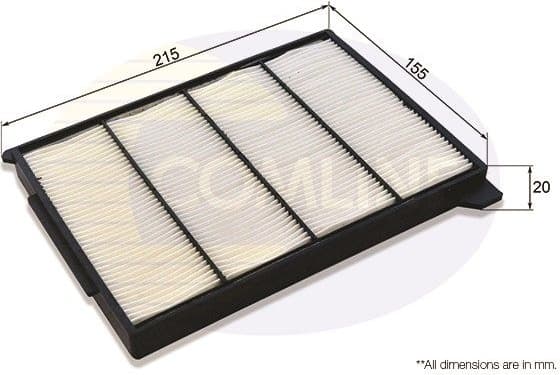 Filter, cabin air EKF391