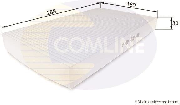 Filter, cabin air EKF120