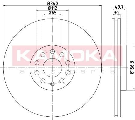 Brake discs kit front (2pcs) 103313 - image 5