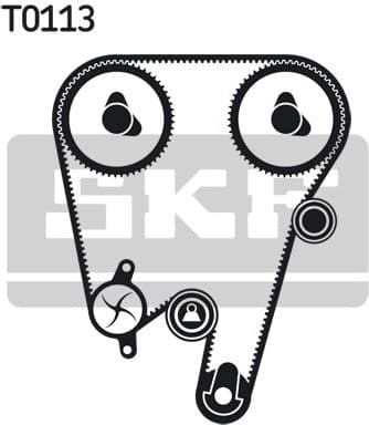 Water Pump & Timing Belt Kit VKMC06603 - image 2