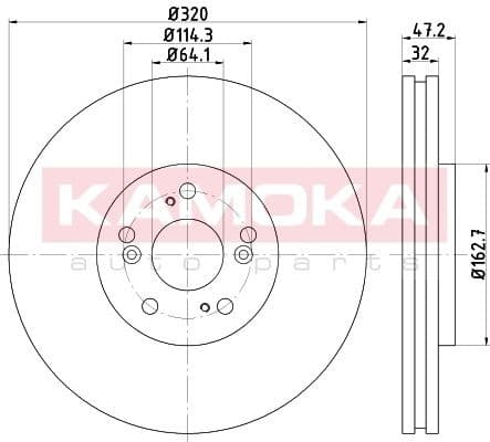 Brake discs kit front (2pcs) 103318